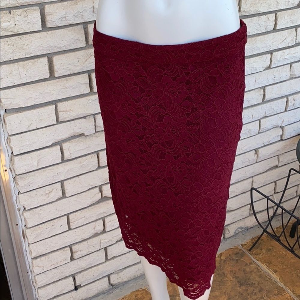 Lace Lined Skirt
